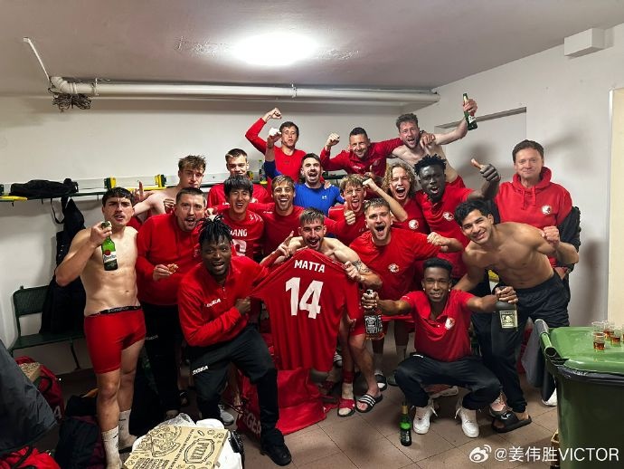 姜偉勝末輪踢滿(mǎn)全場(chǎng)，助舊柳博夫尼亞紅狐在斯洛伐克二級聯(lián)賽保級