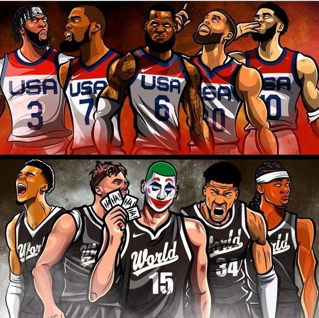 美媒曬美國VS世界對陣！字母哥：這該成為明年全明星賽制????