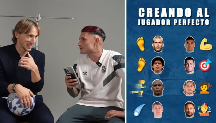 莫德里奇評完美球員：右腳齊達內、左腳老馬、速度大羅、射門(mén)C羅