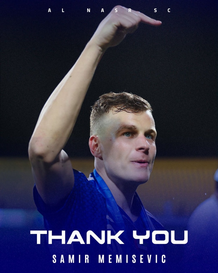 官方：31歲前國安外援梅米舍維奇自由身離開(kāi)迪拜勝利