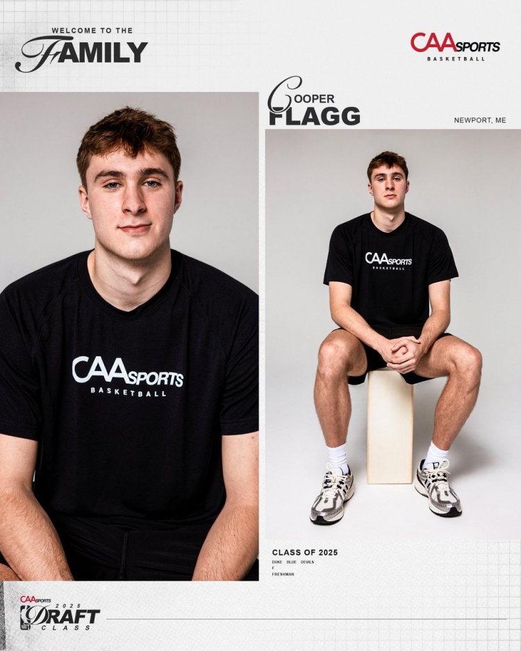 準狀元加盟！弗拉格官宣加盟CAA經(jīng)紀公司 后者旗下有布克喬治等人