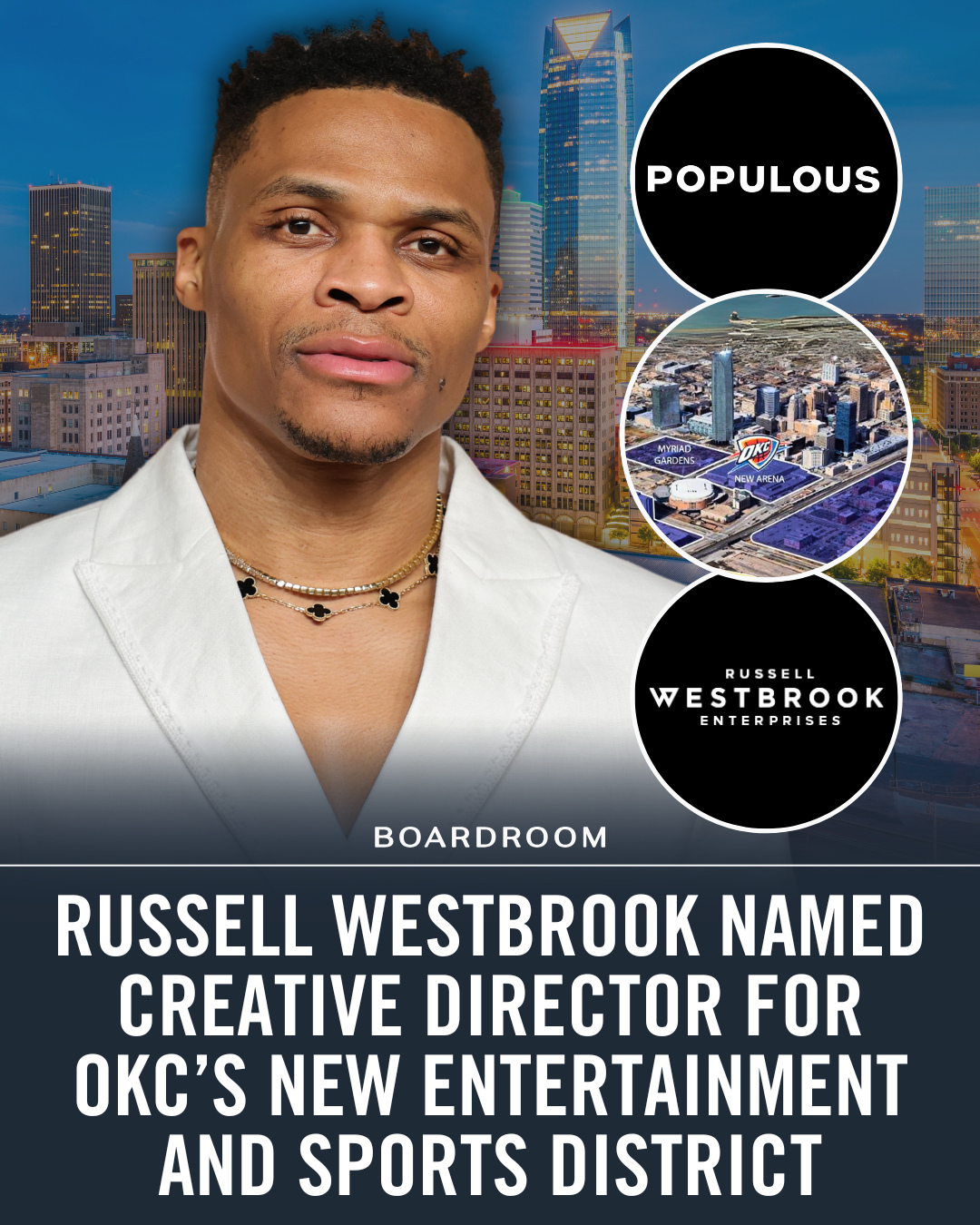 ??愛(ài)！俄城斥資20億打造體育娛樂(lè )社區??威少牽頭+任創(chuàng  )意總監