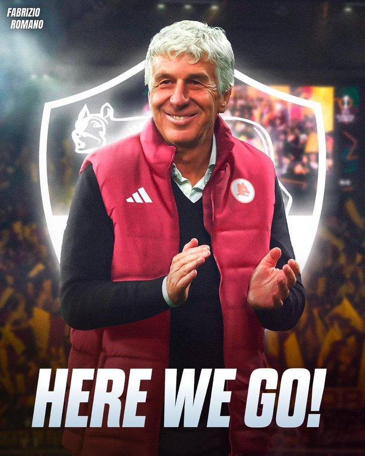 Here we go！羅馬諾：加斯佩里尼將執教羅馬，簽約3年
