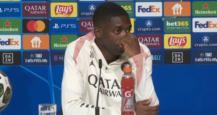 登貝萊：也許有姆巴佩我們會(huì )更強 我已經(jīng)很好地適應了9號位