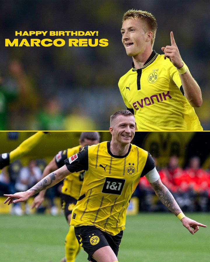 羅伊斯36歲生日，多特蒙德送祝福：生日快樂(lè )，傳奇！