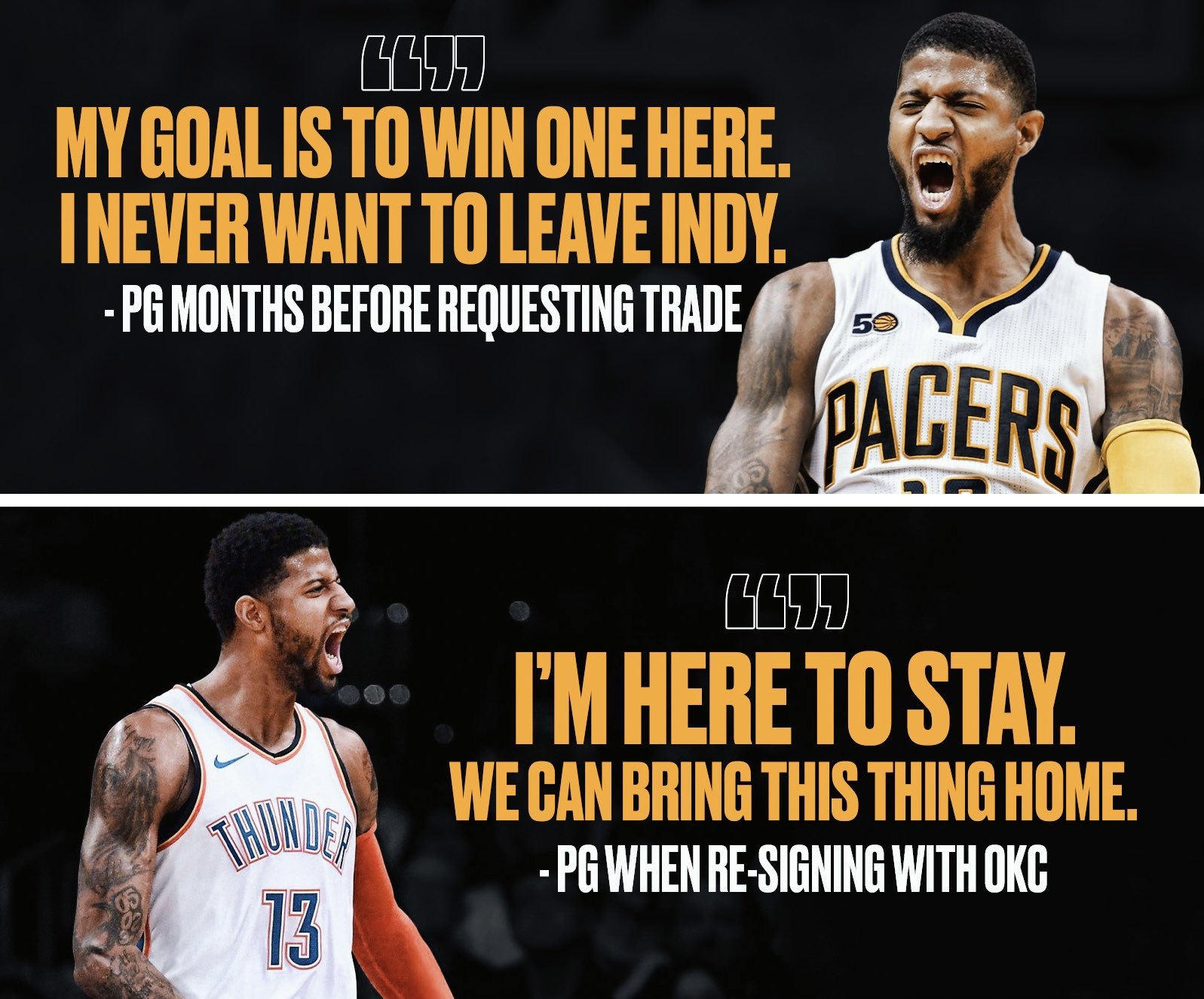 ??至少實(shí)現一個(gè)了！喬治曾對印城+俄城兩頭承諾：奪一冠???