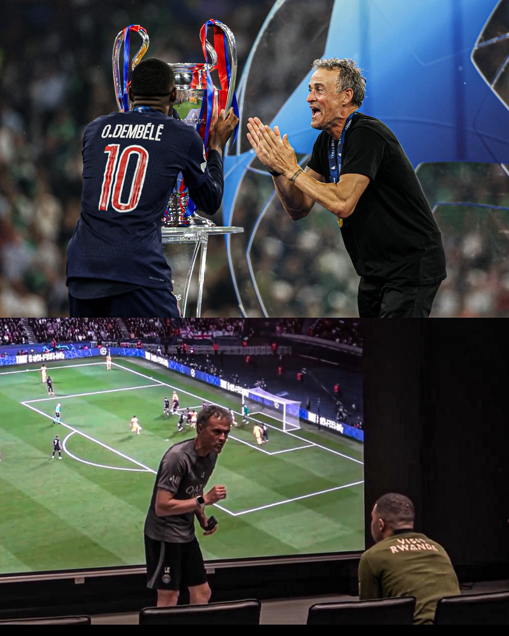 防守重要性！恩里克稱(chēng)因防守將金球給登貝萊，此前為此狂訓姆巴佩