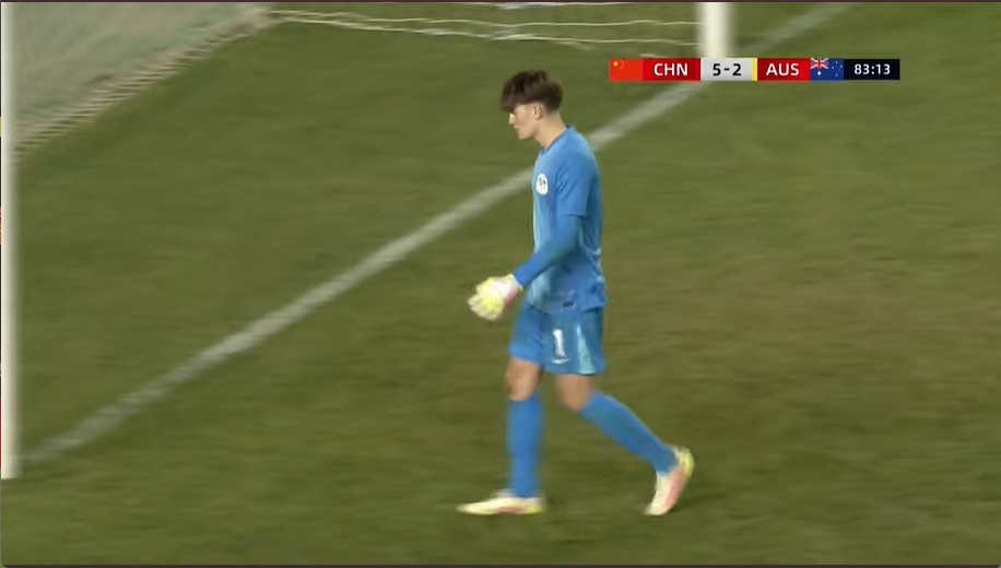 打崩袋鼠！謝晉小角度爆射破網(wǎng)，國少5-2領(lǐng)先澳大利亞U16