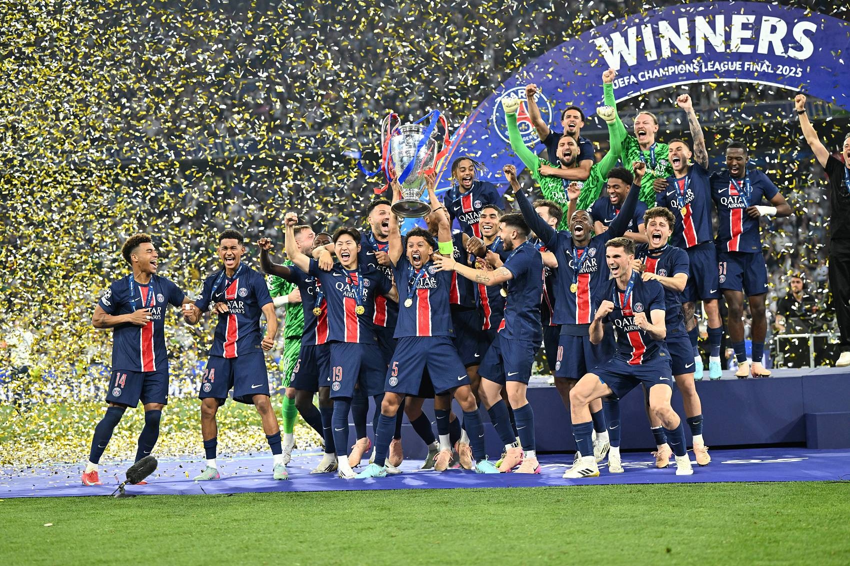 巴黎對陣熱刺的歐超杯，將是法國球隊首次在歐戰決賽踢英格蘭球隊