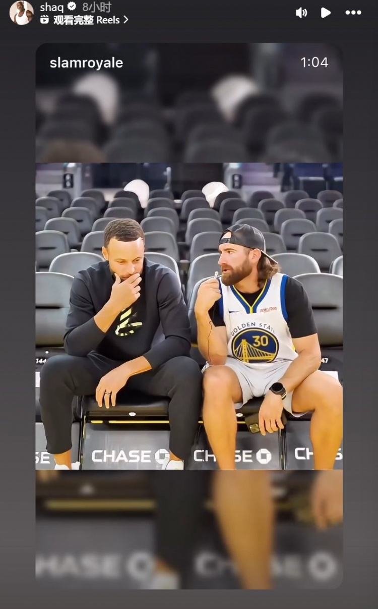 庫里去年評歷史最強五人組：奧鄧詹喬庫 奧尼爾今天轉發(fā)??