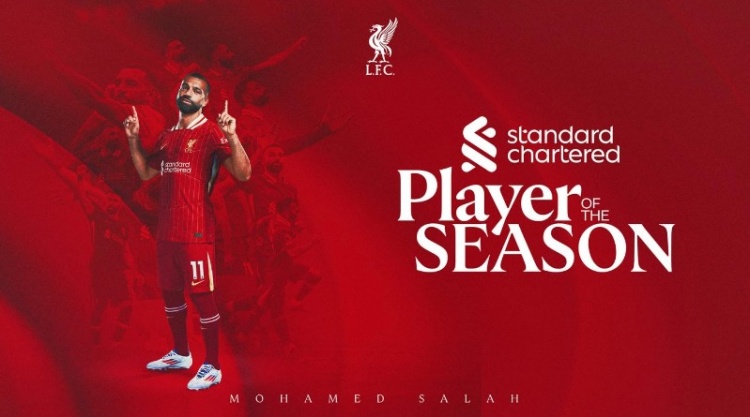 毫無(wú)懸念！官方：利物浦生涯第5次，薩拉赫當選球隊賽季最佳球員
