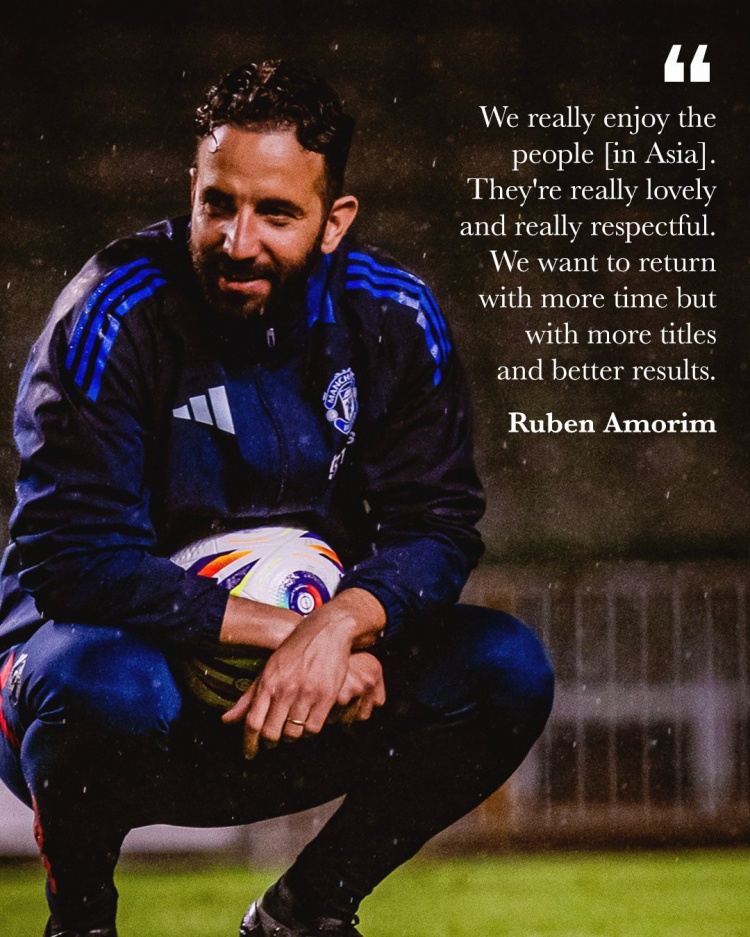 阿莫林談亞洲行：我們很喜歡亞洲的球迷，希望以后帶著(zhù)獎杯回來(lái)