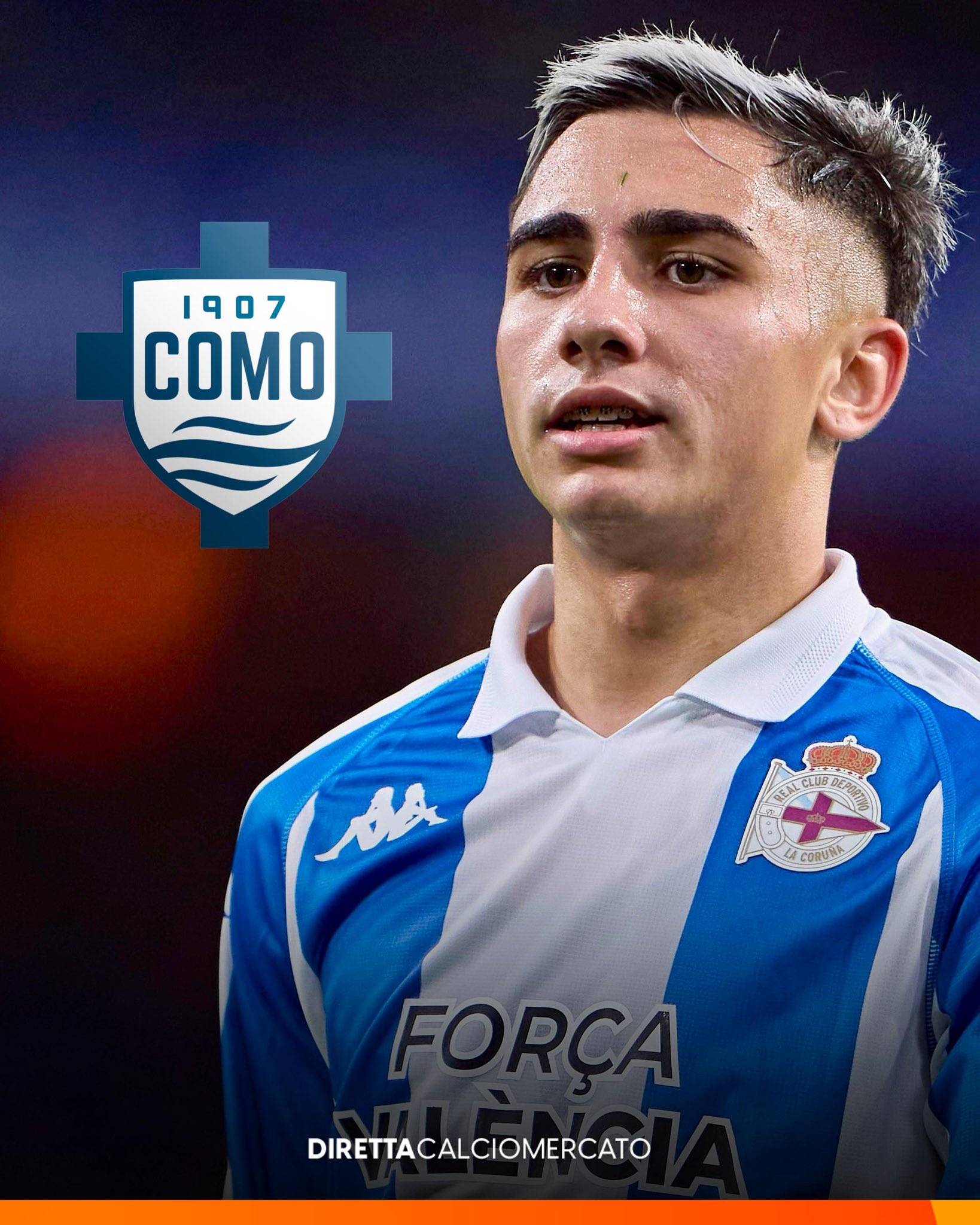 迪馬濟奧：科莫考慮支付3500萬(wàn)歐解約金簽耶雷馬伊，小法很看好他