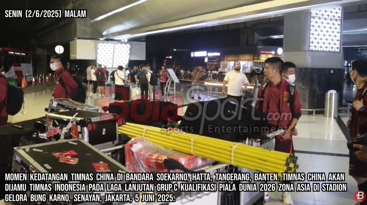 印尼媒體9分鐘跟拍國足抵達視頻，不由感嘆：裝備齊整！
