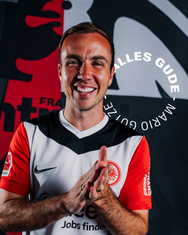 法蘭克福祝格策33歲生日快樂(lè )，球員加盟至今出戰122場(chǎng)12球16助