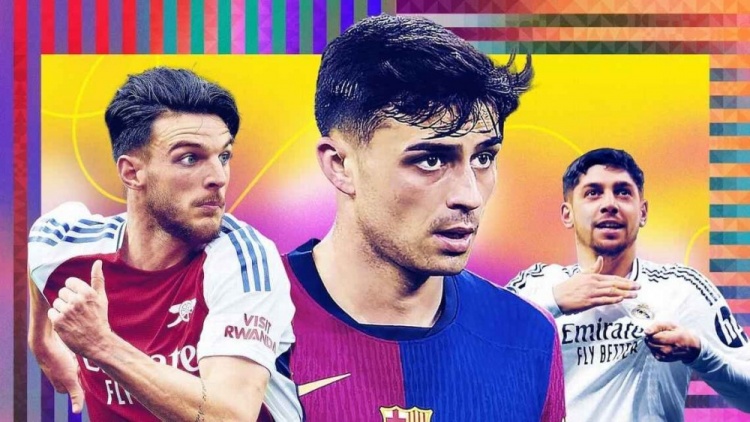 ESPN年度15大中場(chǎng)：佩德里第1 賴(lài)斯第2 巴爾韋德第3 維蒂尼亞第5