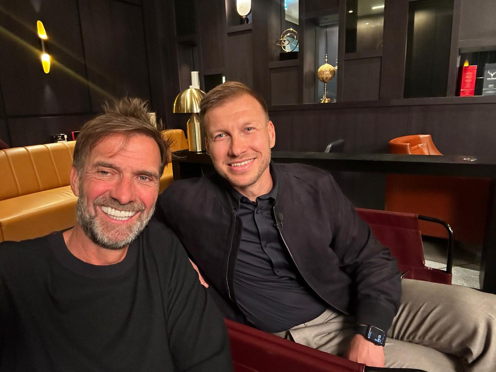 師徒情！利物浦舊將克拉萬(wàn)社媒曬與克洛普合照