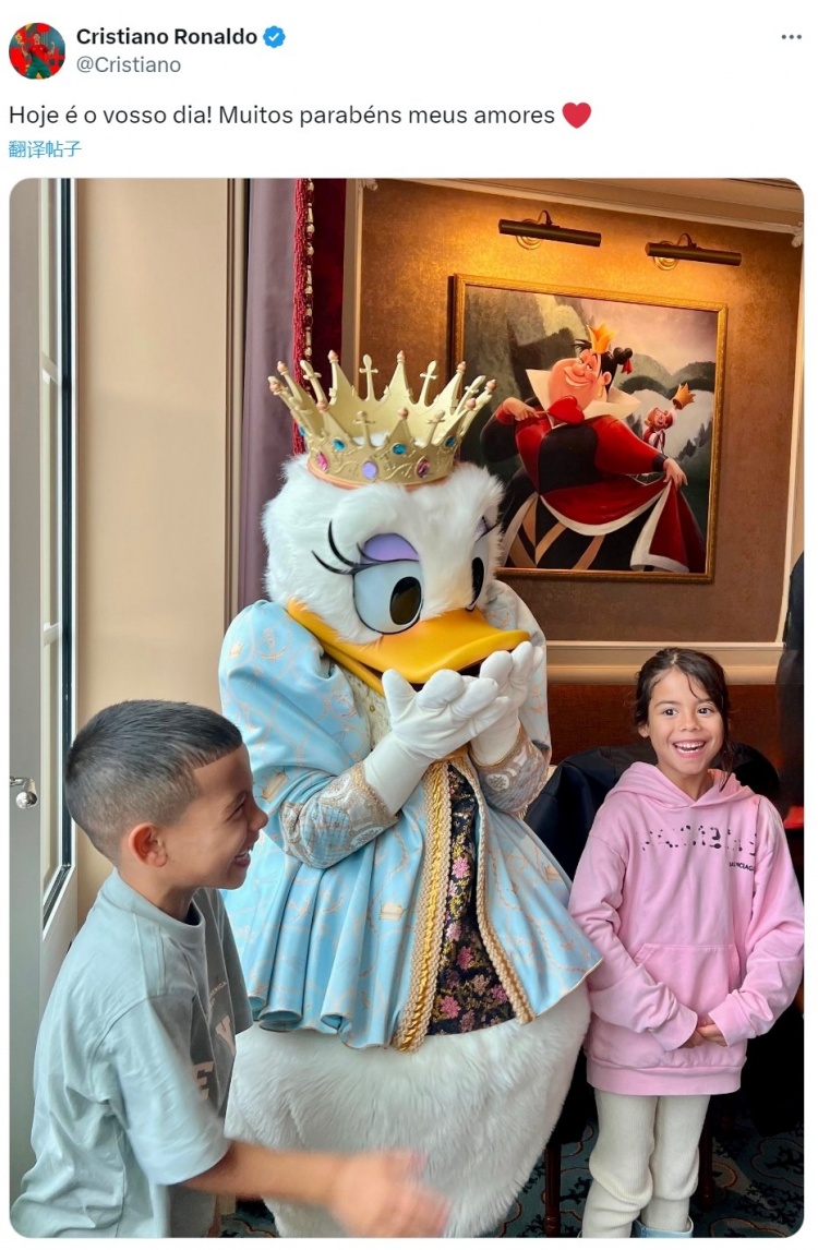 滿(mǎn)滿(mǎn)父愛(ài)??C羅社媒為龍鳳胎兒女慶生：祝我的寶貝們生日快樂(lè )！