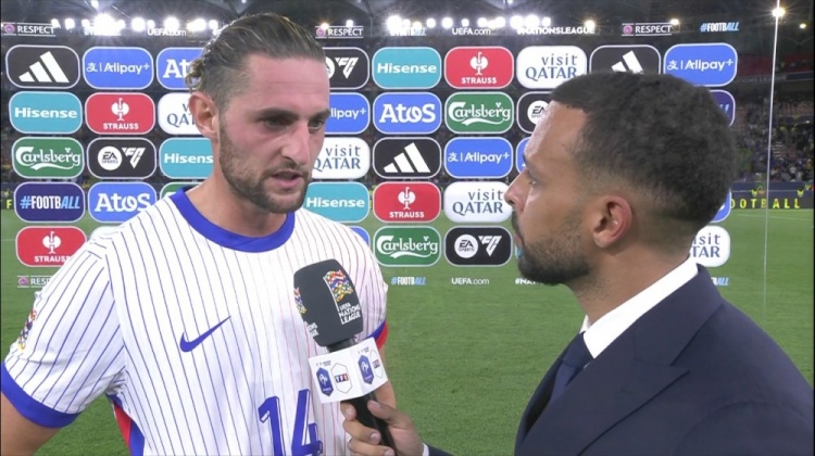 拉比奧特：法國創(chuàng  )造出很多機會(huì )本該獲勝，但我們在防守時(shí)遇到困難