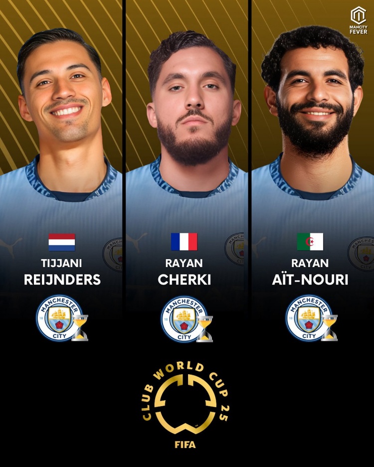 不磨嘰！鏡報：曼城1.15億鎊敲定賴(lài)因德斯、切爾基、艾特-努里