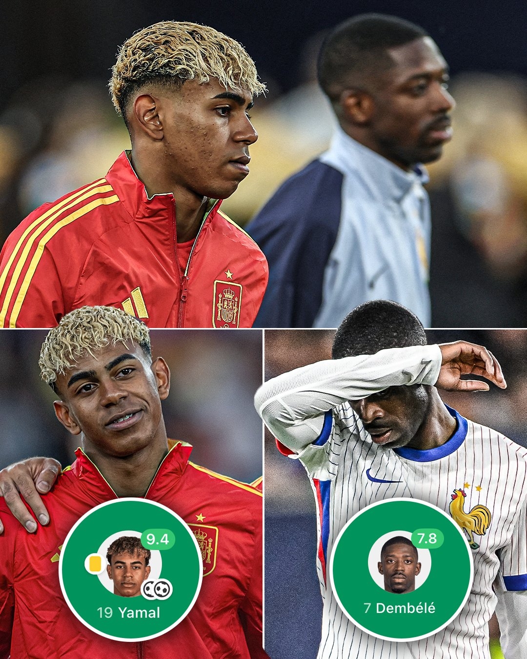 西班牙淘汰法國！金球獎最新賠率：登貝萊1賠1.72，亞馬爾1賠2