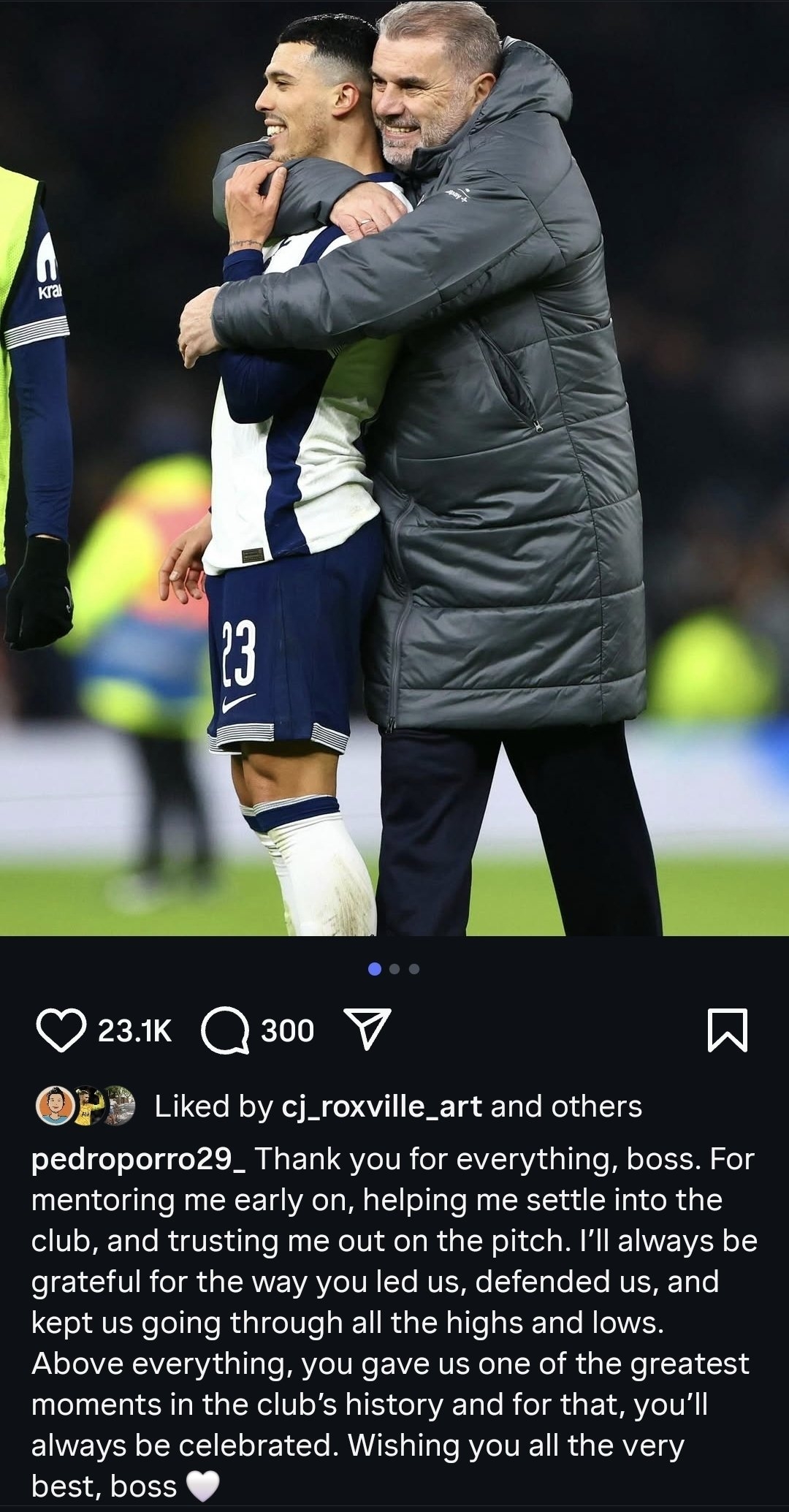 波羅告別澳波：你帶來(lái)一個(gè)載入球隊史冊的閃耀瞬間，愿你一切安好