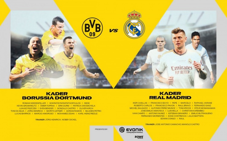 皇馬vs多特慈善賽名單：克羅斯、勞爾pk皮什切克、阿莫魯索