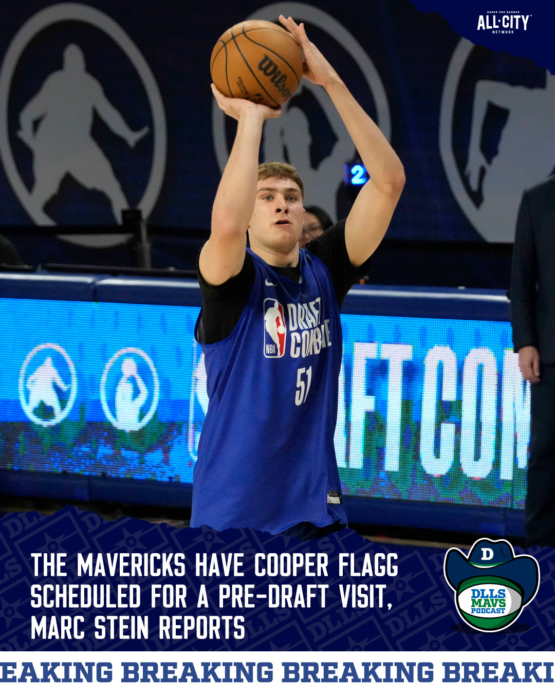 ??走個(gè)流程！Stein：獨行俠安排弗拉格在選秀前訪(fǎng)問(wèn)達拉斯！