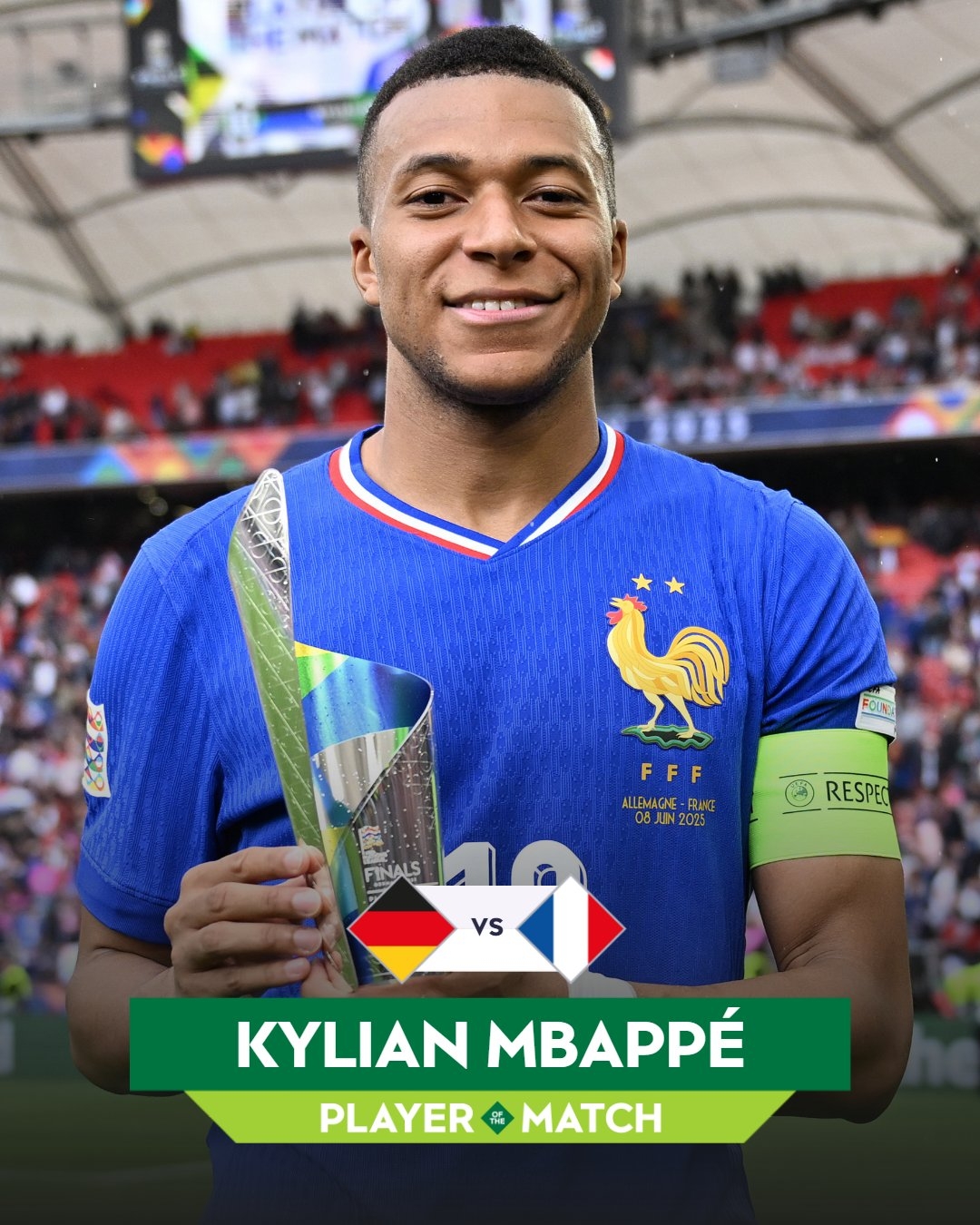 姆巴佩談金球獎：我的看法不重要，我能影響金靴但金球不取決于我