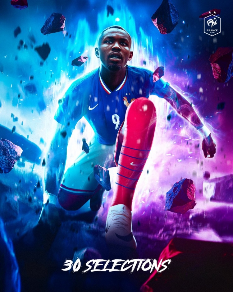 里程碑！法國國家隊社媒祝賀：圖拉姆為國家隊出戰30場(chǎng)