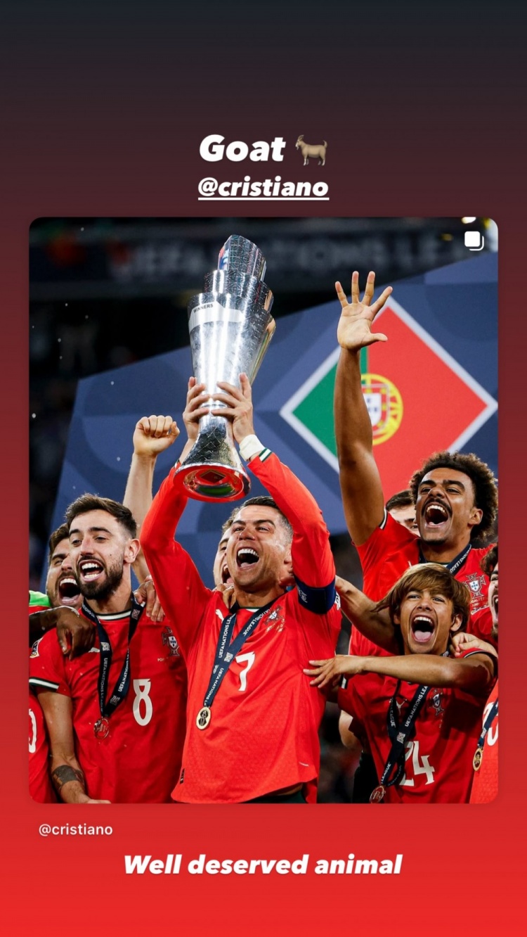 馬塞洛曬C羅捧杯照片：實(shí)至名歸！GOAT！