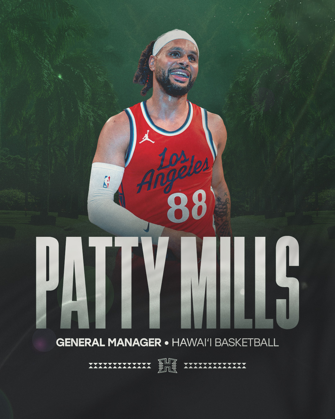 ??壓庫里&吹楊一頭！米爾斯出任夏威夷大學(xué)男籃總經(jīng)理??