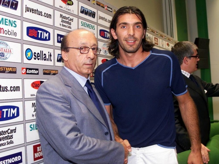 2001年5288萬(wàn)買(mǎi)門(mén)將！布馮24年前加盟尤文，費用至今仍排門(mén)將第3