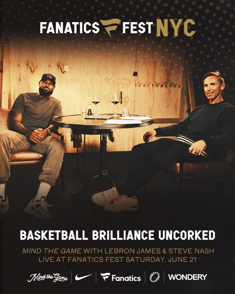 詹姆斯：我和納什的默契在不斷增強 每次錄制播客都在彼此學(xué)習