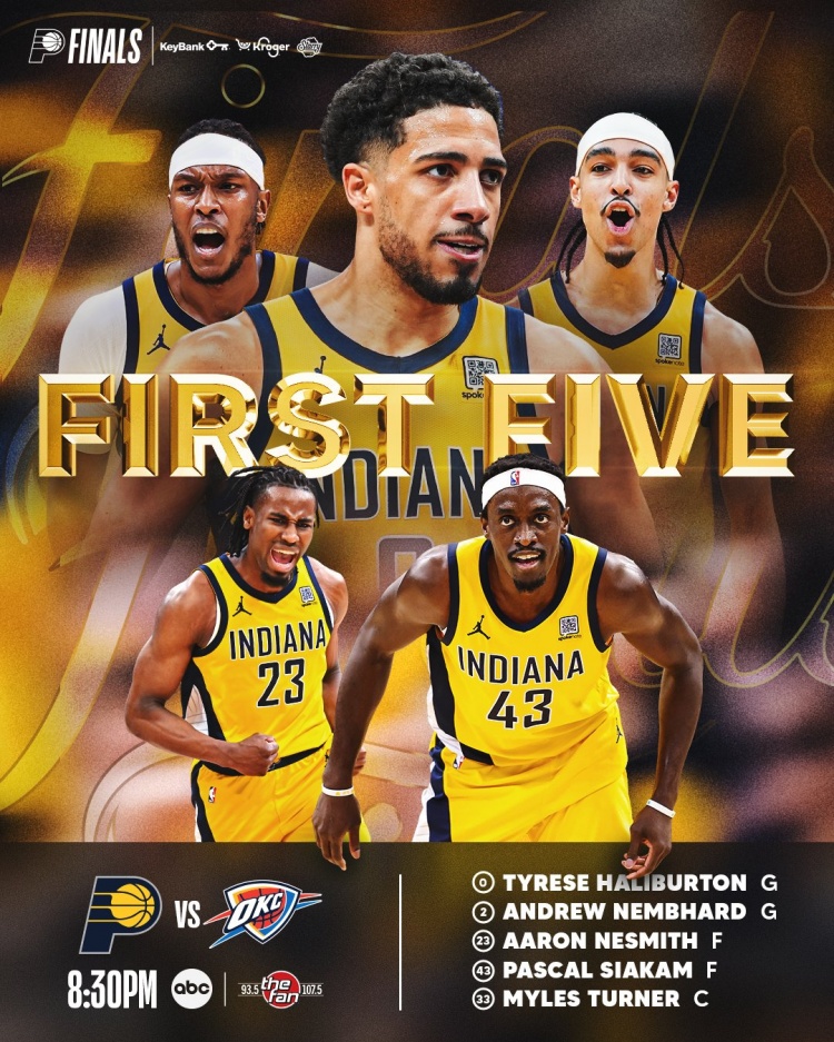 背水一戰！步行者G6首發(fā)：哈利伯頓 內姆哈德 內史密斯 西卡 特納