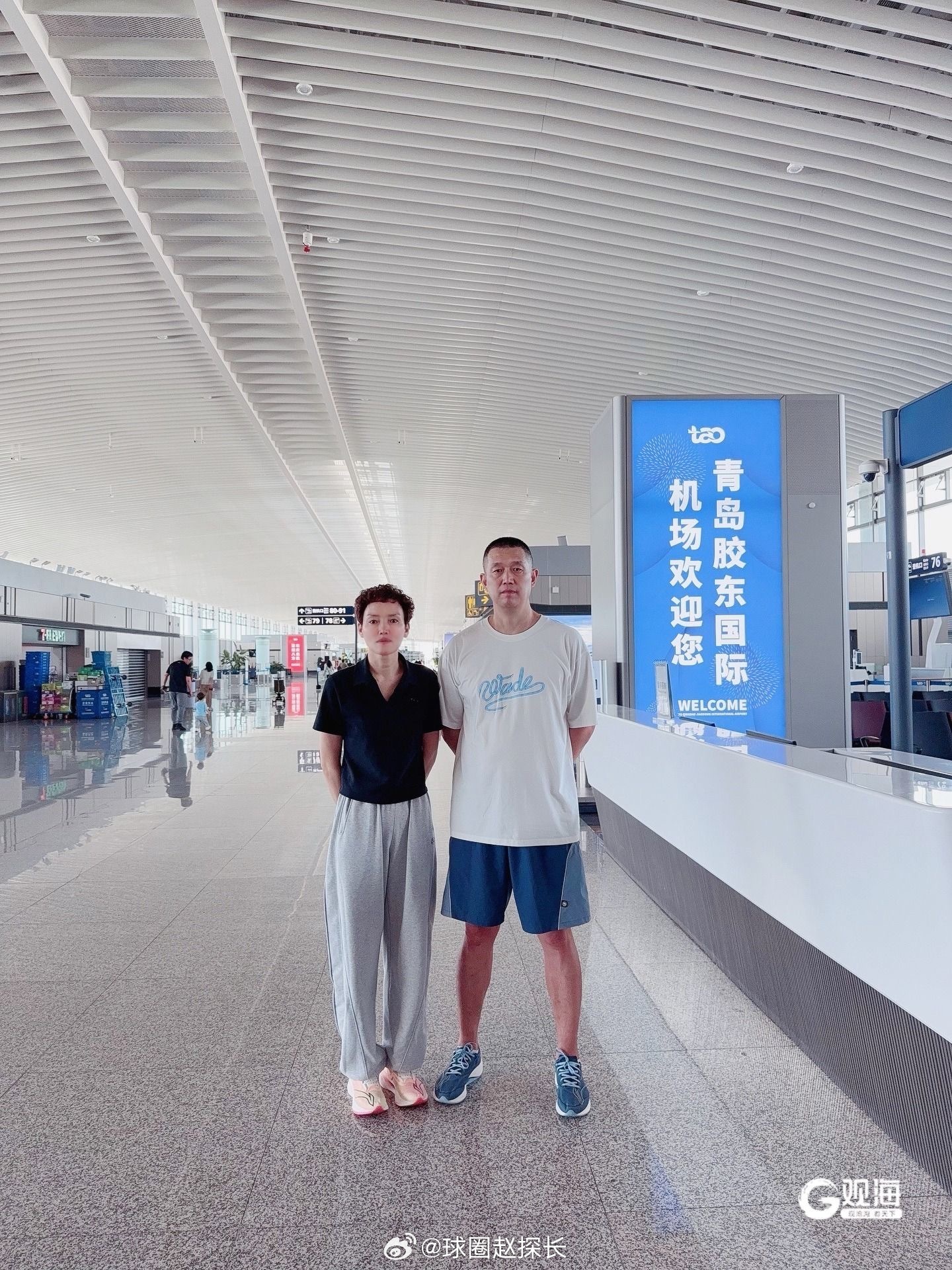 ??好的信號？楊瀚森的父母已經(jīng)啟程前往美國 現場(chǎng)支持兒子