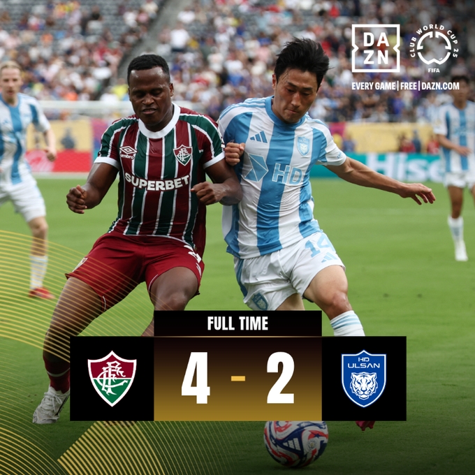 來(lái)勢洶洶??巴西球隊本屆世俱杯6勝2平仍保持不敗，勝巴黎藍軍！