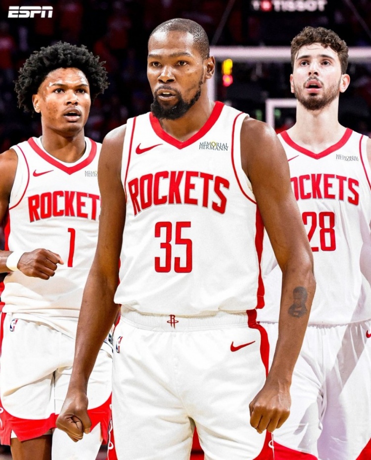 得到KD！A-史密斯：為休斯敦火箭點(diǎn)贊 他們現在絕對是冠軍爭奪者