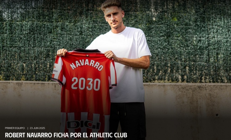 尼科替身？畢巴官方：馬洛卡23歲邊鋒納瓦羅加盟球隊 賽季25場(chǎng)1球