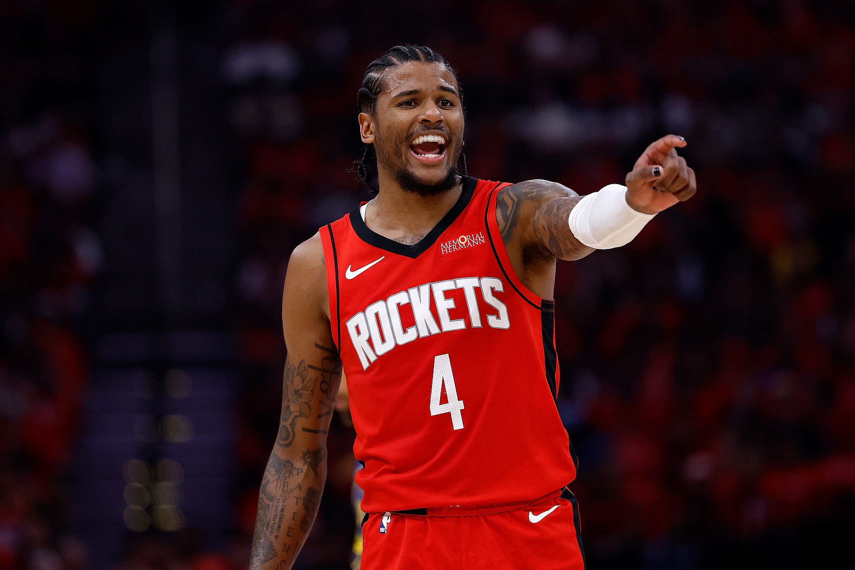 2021年榜眼秀終被交易！杰倫-格林火箭生涯場(chǎng)均20.1分4.3板3.4助