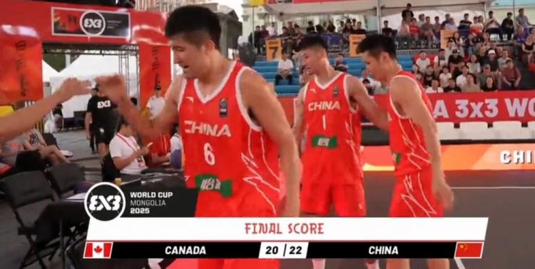 ??三籃世界杯小組賽-相智超遠投絕殺 中國三人男籃險勝加拿大
