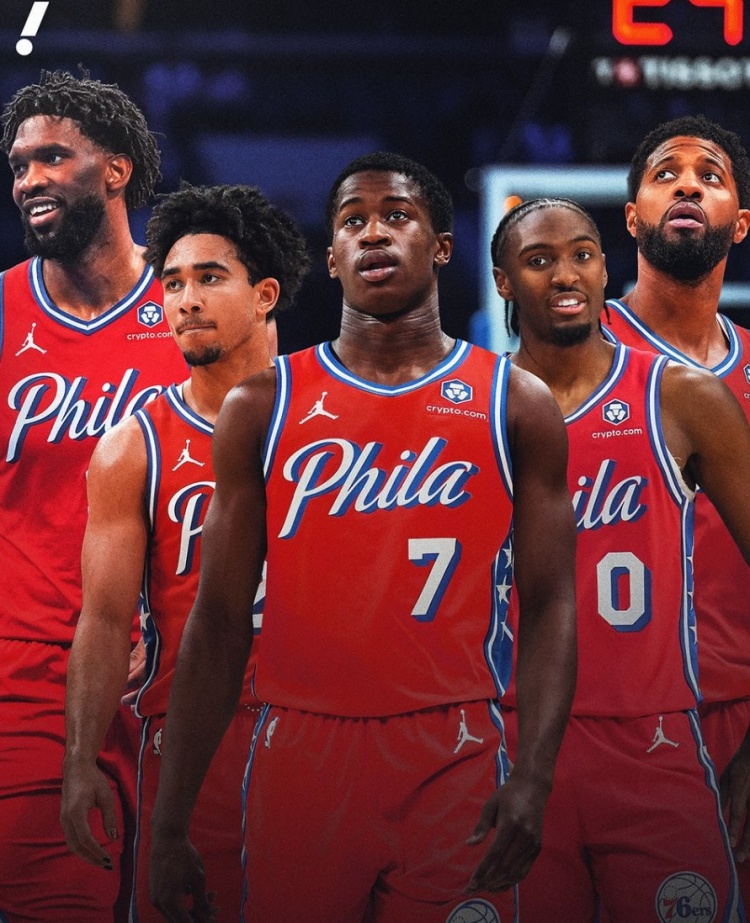 76人這陣容能走多遠？恩比德+喬治+麥凱恩+馬克西+埃奇庫姆