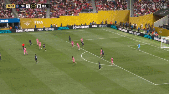 太難了！梅西做球策動(dòng)反擊，邁阿密攻勢艱難打到門(mén)前