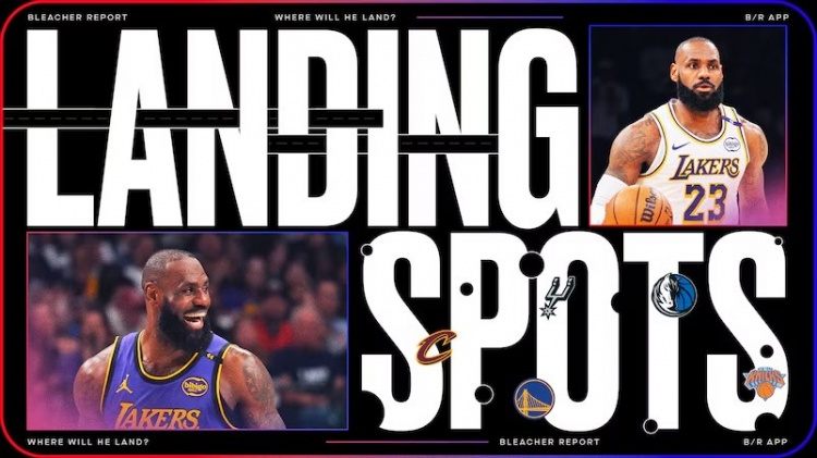 媒體盤(pán)點(diǎn)詹姆斯五大潛在交易下家：尼克斯居首 騎士勇士上榜??