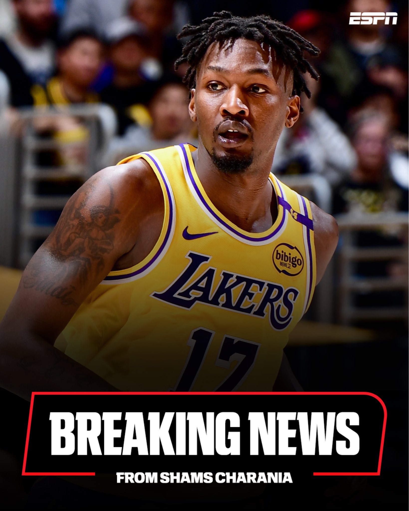 自由身離開(kāi)湖人??Shams：芬尼-史密斯4年5300萬(wàn)加盟火箭