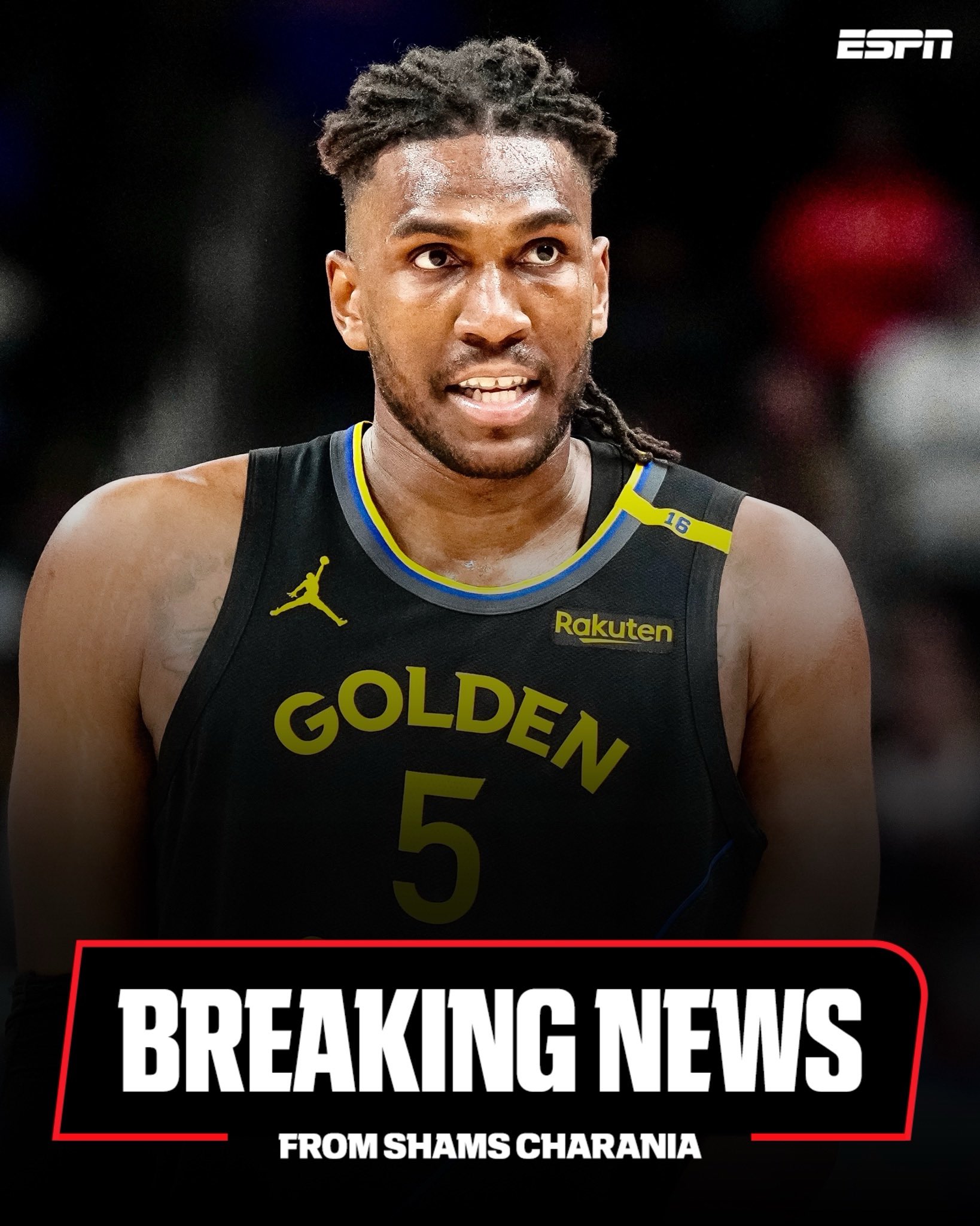 ??Shams：盧尼2年1600萬(wàn)加盟鵜鶘 3屆冠軍中鋒結束10年勇士生涯