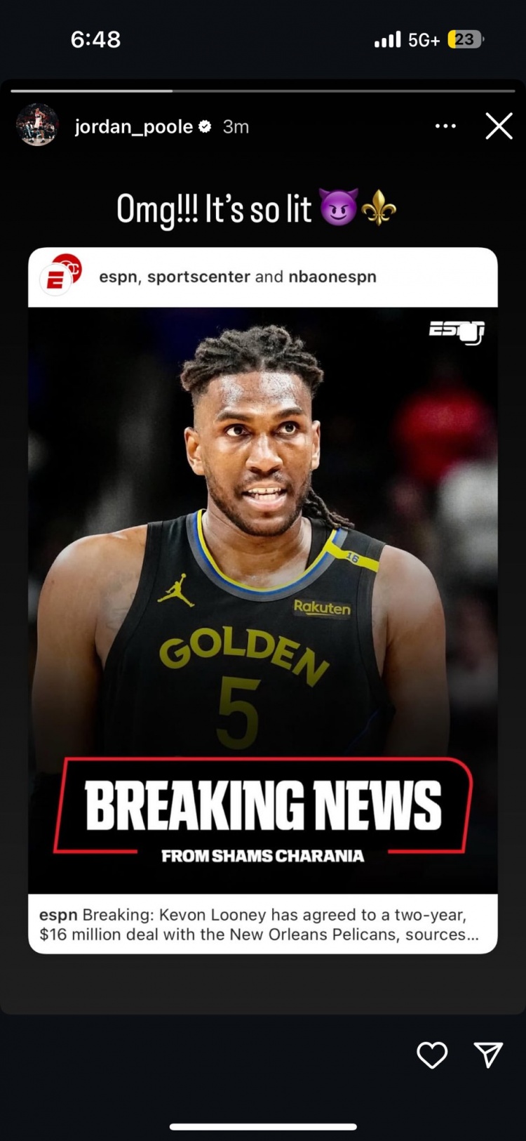 重聚！普爾社媒歡迎老隊友盧尼：天吶！這太炸了????