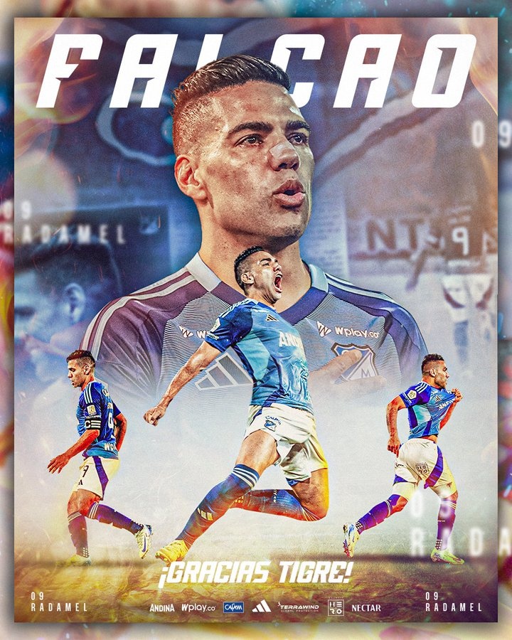 官方：39歲法爾考自由身離開(kāi)百萬(wàn)富翁俱樂(lè )部，出戰29場(chǎng)打進(jìn)11球