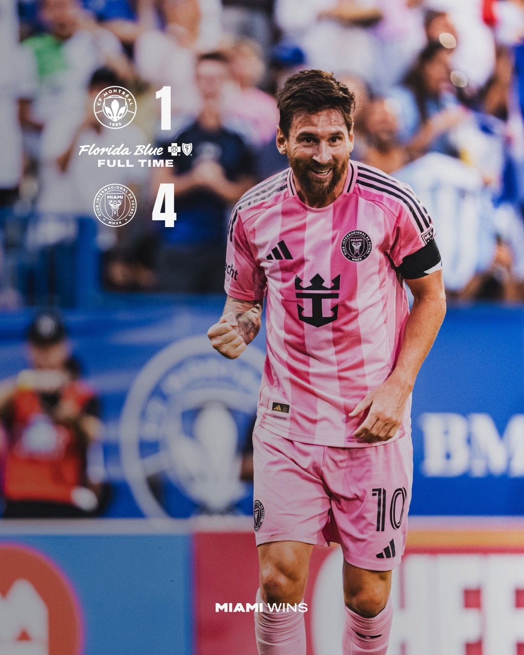 一掃陰霾！邁阿密一周前世俱杯4球慘敗給巴黎，今日聯(lián)賽斬獲大勝