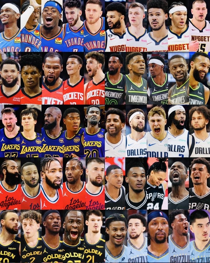 狂野西部！美媒曬西部強隊 雷霆&火箭&湖人&勇士&快船群雄逐鹿